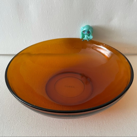 Vintage MCM Durax Amber Bowl